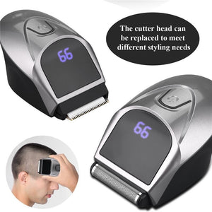 2 In 1 Electric Hair Clippers Beard Trimmer Rechargeable Shaver Machine