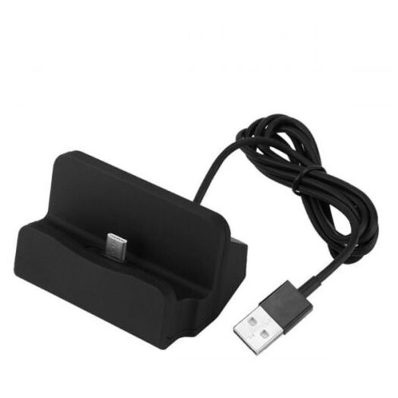 2 In 1 Usb 3.1 Type C Charging Dock Phone Holder Black