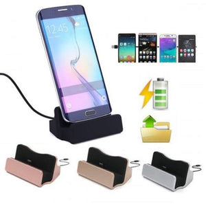 2 In 1 Usb 3.1 Type C Charging Dock Phone Holder Black