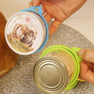 Farm Equipment 2 Or 4Pcs Pet Food Can Cover Lid Dog Cat Tin Silicone Reusable Storage Cap