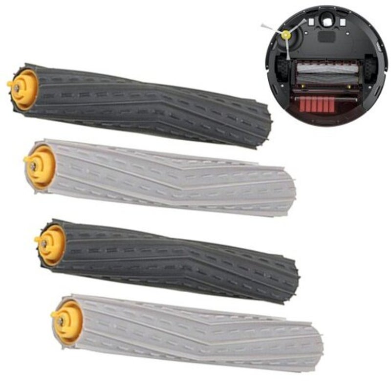 2 Pairs For Irobot Roomba 800 900 Series Vacuum Cleaner Debris Extractor Brushes Multi