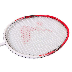 2 Player Badminton Racket Set Aluminum Indoor Outdoor Sports Practice Racquet With Cover Bag Red