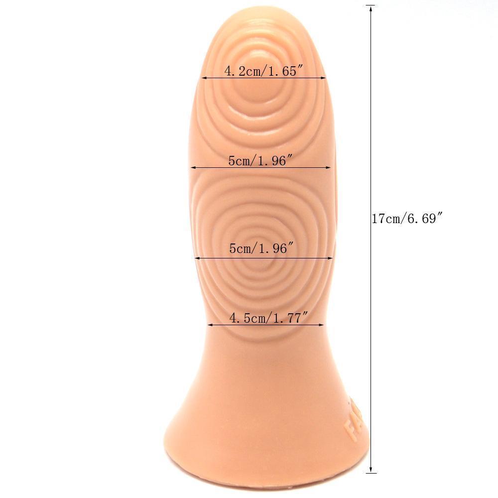 Silicone Butt Plug 16.6Cm Thick Anal Dildo Pink