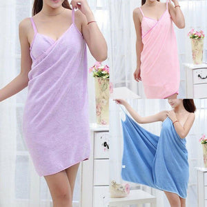 Pink Or Puple Bath Towel Dress Home Luxury Self Care Relaxation