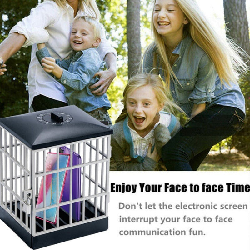 Built-In Timer Mobile Phone Jail Cell Lock-Up Locking Box