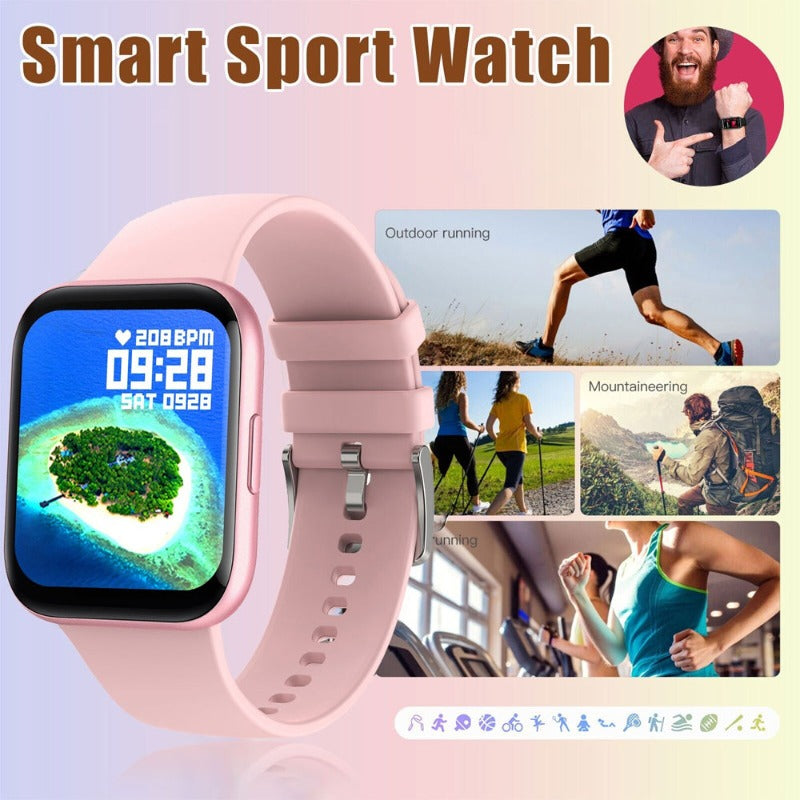 Full Touch Large Screen Fitness Activity Smart Watch