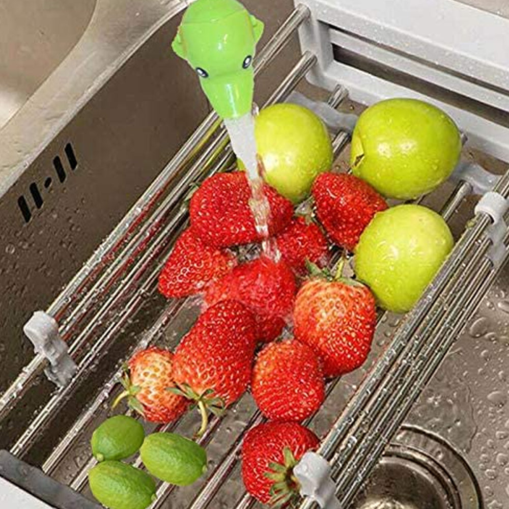 Over The Sink Stainless Steel Dish Drying Rack Kitchen Organiser