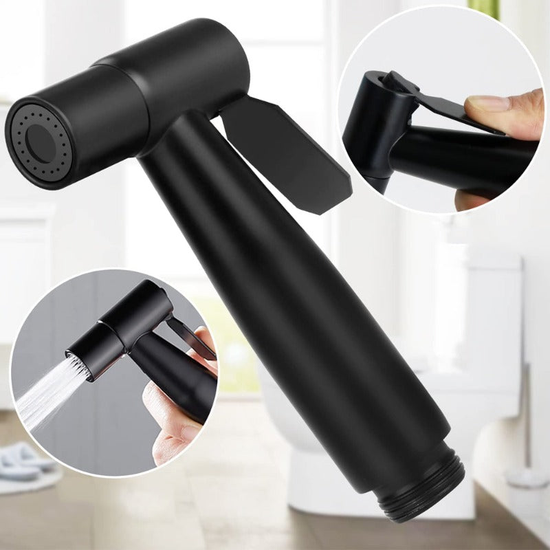 Stainless Steel Black Handheld Bathroom Bidet Toilet Sprayer