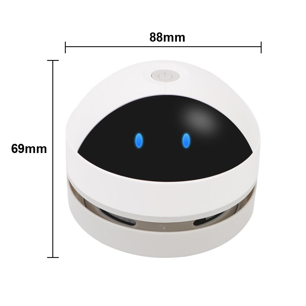 Mini Cordless Rechargeable Desktop Robot Vacuum Cleaner