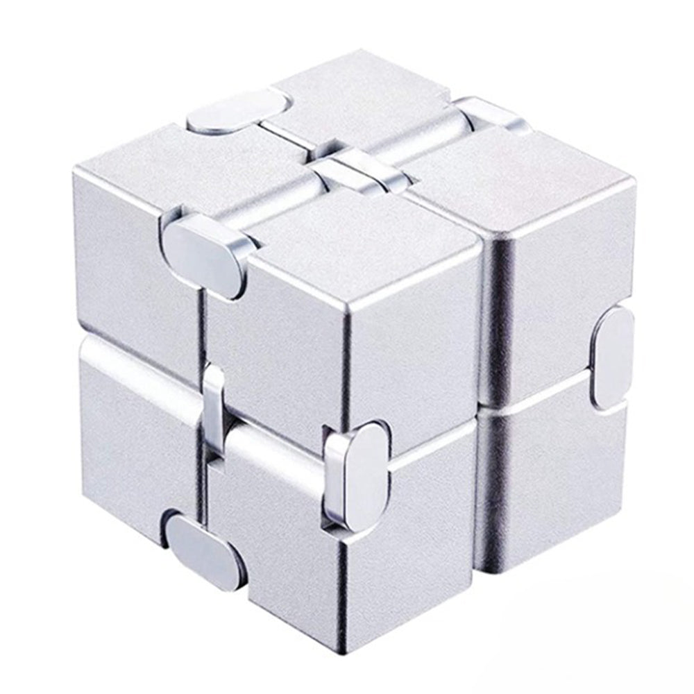 Metal Infinity Cube Anti Stress Aluminum Alloy Anti-Anxiety Cubic Fidget Toys