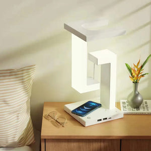 Suspension Led Table Night Lamp Wireless Charger Usb Powered