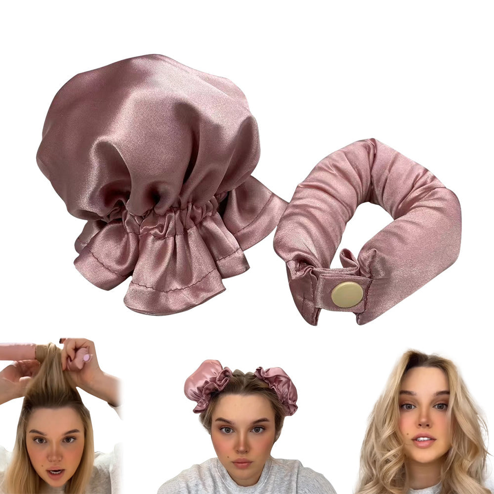 Heatless Hair Curler Bun Bons Rollers With Cap Effortless Elegance Gentle