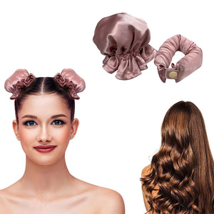 Heatless Hair Curler Bun Bons Rollers With Cap Effortless Elegance Gentle