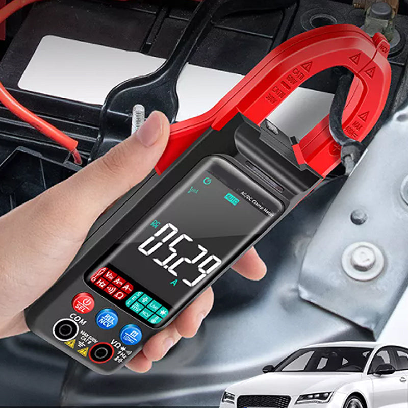 Portable Clamp Multimeter Current And Voltage Meter Battery Operated Car Accessories