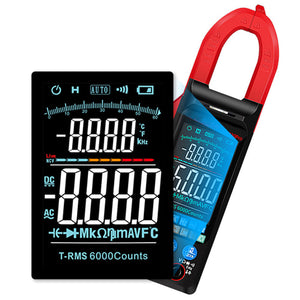 Portable Clamp Multimeter Current And Voltage Meter Battery Operated Car Accessories