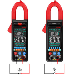 Portable Clamp Multimeter Current And Voltage Meter Battery Operated Car Accessories