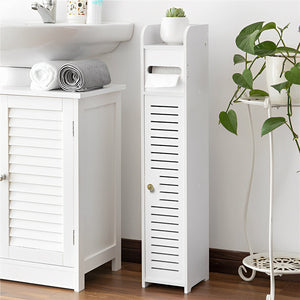 Storfex Waterproof Bathroom Storage Corner Floor Cabinet With Doors And Shelves