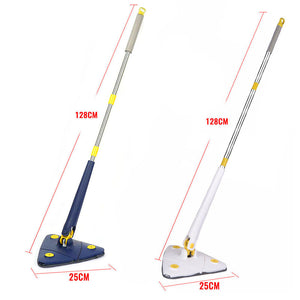 360 Rotating Adjustable Triangle Multifunctional Microfiber Cleaning Mop