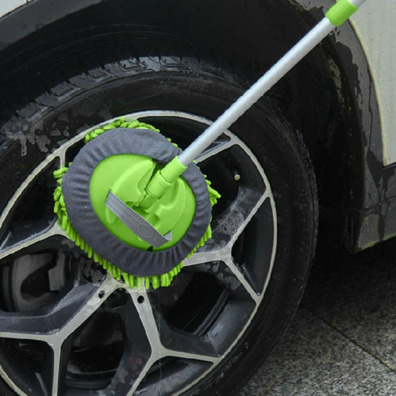 Three Sections Scratch-Free Aluminum Alloy Microfiber Car Washing Mop