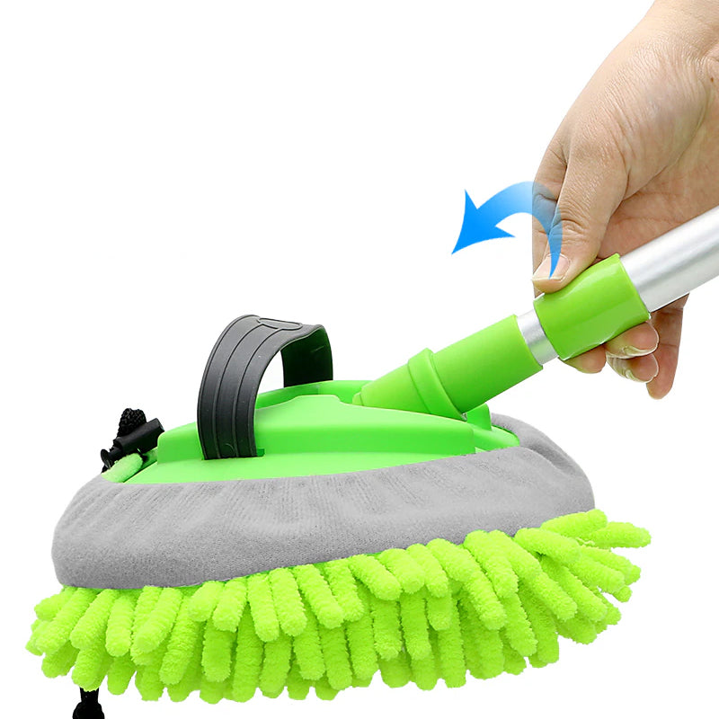 Three Sections Scratch-Free Aluminum Alloy Microfiber Car Washing Mop