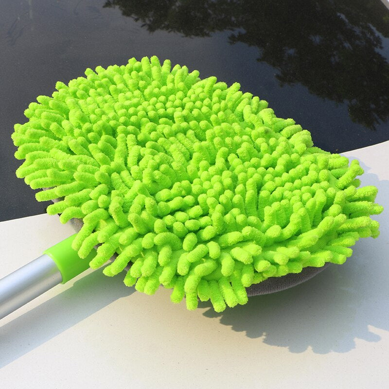 Three Sections Scratch-Free Aluminum Alloy Microfiber Car Washing Mop