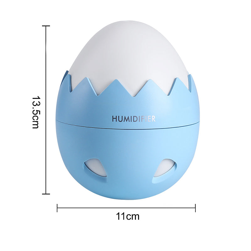 Egg Shaped Ultrasonic Air Humidifier Essential Oil Diffuser- Usb Powered