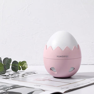 Egg Shaped Ultrasonic Air Humidifier Essential Oil Diffuser- Usb Powered