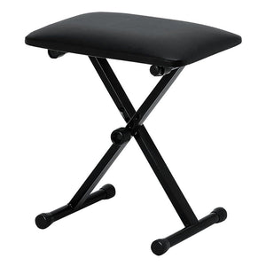 3 Level Adjustment Pu Leather And Foam Collapsible Piano Stool Musical Chair