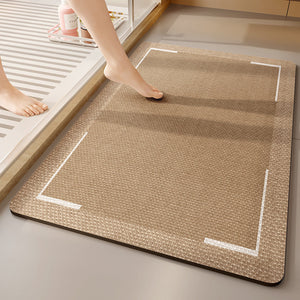 Comfeya Super Absorbent Diatom Mud Mat Quick Drying Bathroom And Kitchen Floor