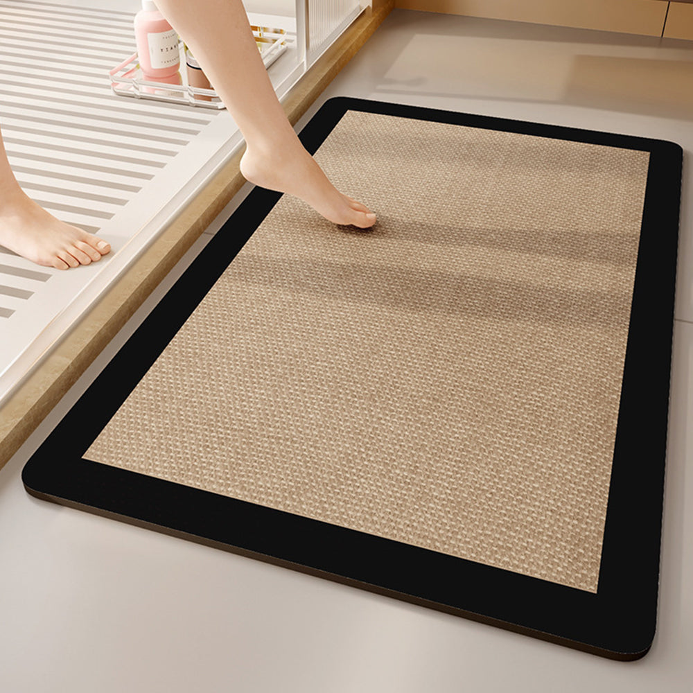 Comfeya Super Absorbent Diatom Mud Mat Quick Drying Bathroom And Kitchen Floor