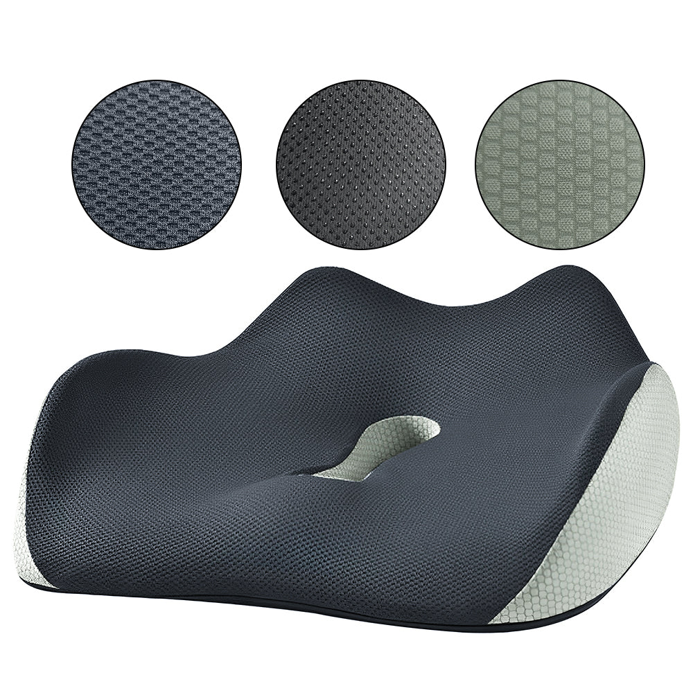 Comfeya Ergonomic Design Memory Foam Seat Cushion Premium Soft Comfortable Support