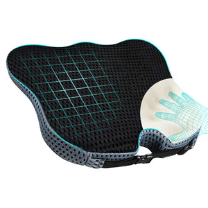 Comfeya Car Wedge Seat Cushion For Enhanced Driving Comfort And Visibility