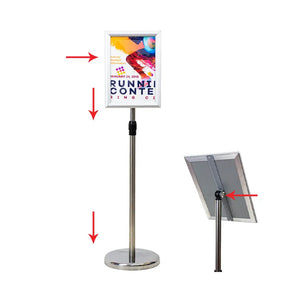 A4 Floor Poster Stand Sign Holder Business Menu Display