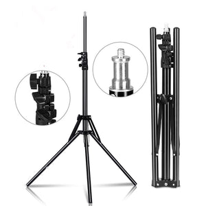 1.8M Portable Photography Light Stand Reverse Foldable Camera Studio