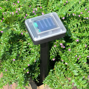 Solar Powered Ultra Sonic Multi-Pulse Garden Snake Repellant