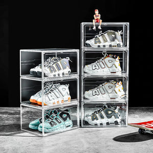 1/3 Pcs Clear Acrylic Stackable Premium Shoe Display And Organizer