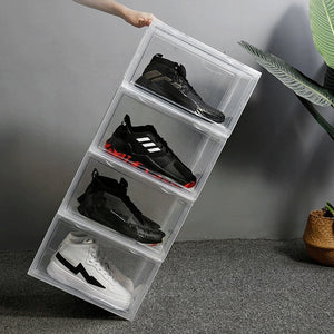 1/3 Pcs Clear Acrylic Stackable Premium Shoe Display And Organizer