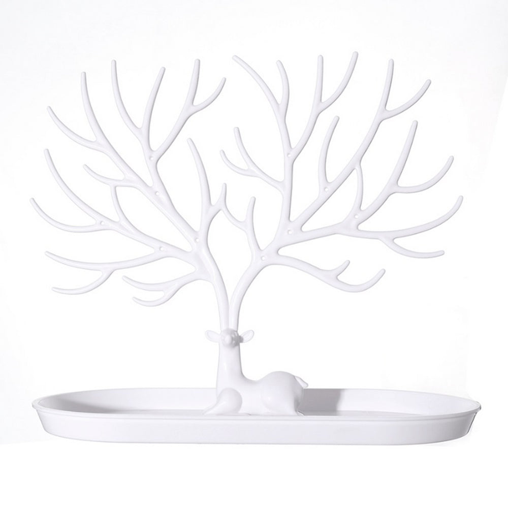 Veile Studios Antlers Tree Tower Jewelry Display Stand For Ring Earrings Necklace Bracelet