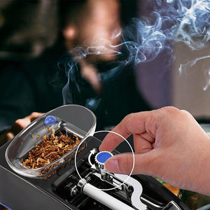 Electric Automatic Cigarette Rolling Machine - Blue