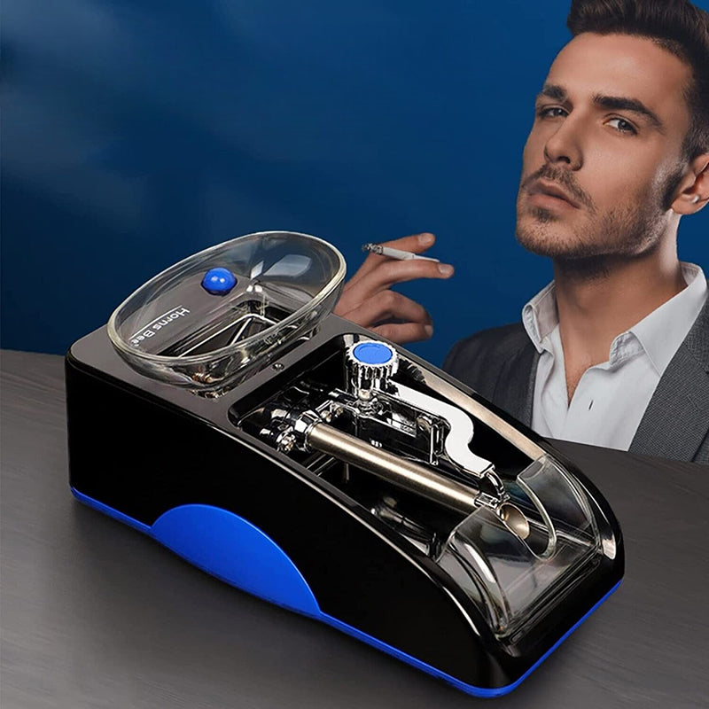 Electric Automatic Cigarette Rolling Machine - Blue