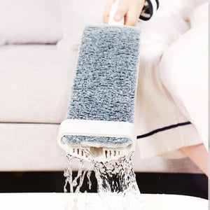 Self Wringing Microfiber Spray Flat Mop For Kitchen Wood Ceramic Tiles Floor Cleaning