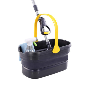 Collapsible Plastic Mop Washing Bucket Fit Sponge Flat Cotton