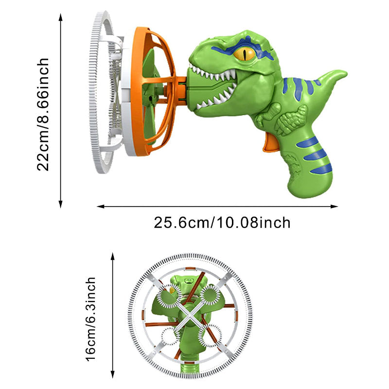 Electric Dinosaur Bubble Blower Machine For Kids