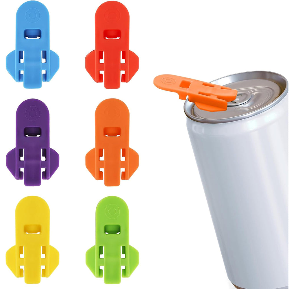 6Pcs Dustproof Insect Proof Simple Handheld Can Opener Beer Soda