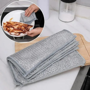 Double Layer Steel Wire Cloth Cleaning Cloths