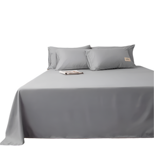 Soft Solid Color Bed Sheet For Double