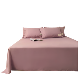 Soft Solid Color Bed Sheet For Double