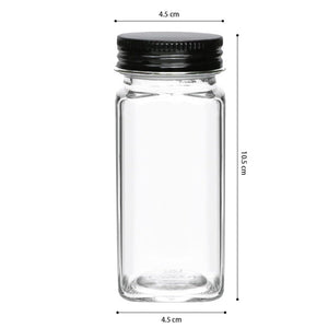 Storfex 24 Pack 120Ml Glass Spice Jars With Labels