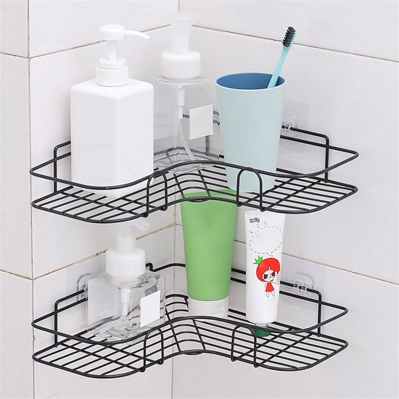 Iron Triangle Rack For Kitchen Bathroom Storage