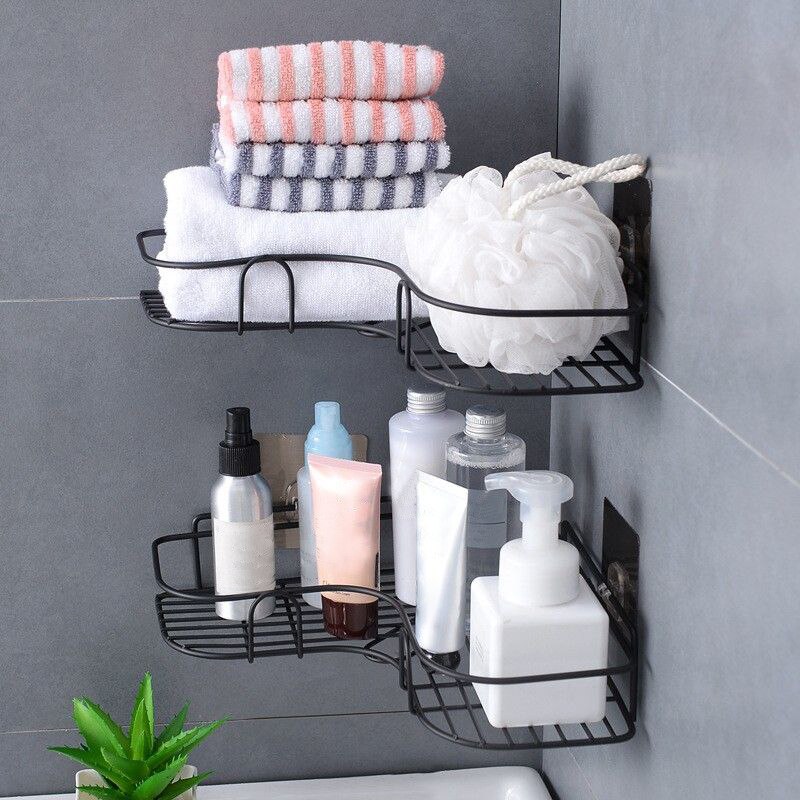 Iron Triangle Rack For Kitchen Bathroom Storage